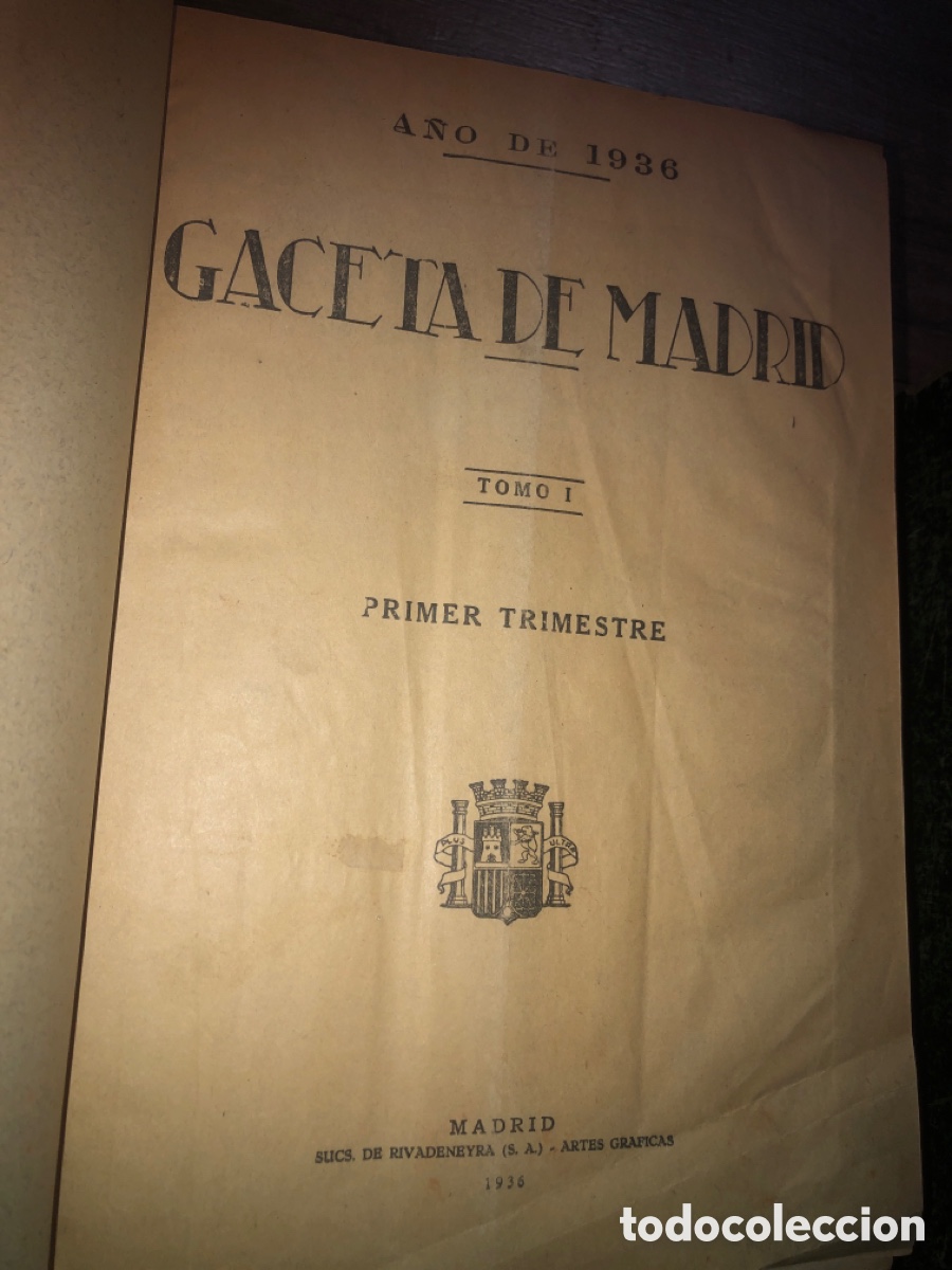 Libros de segunda mano: Gaceta de Madrid (1936) - Foto 3