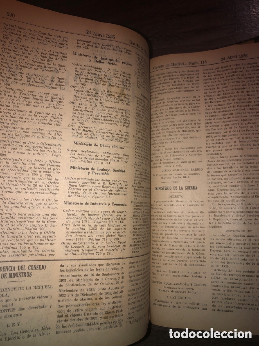 Libros de segunda mano: Gaceta de Madrid (1936) - Foto 2