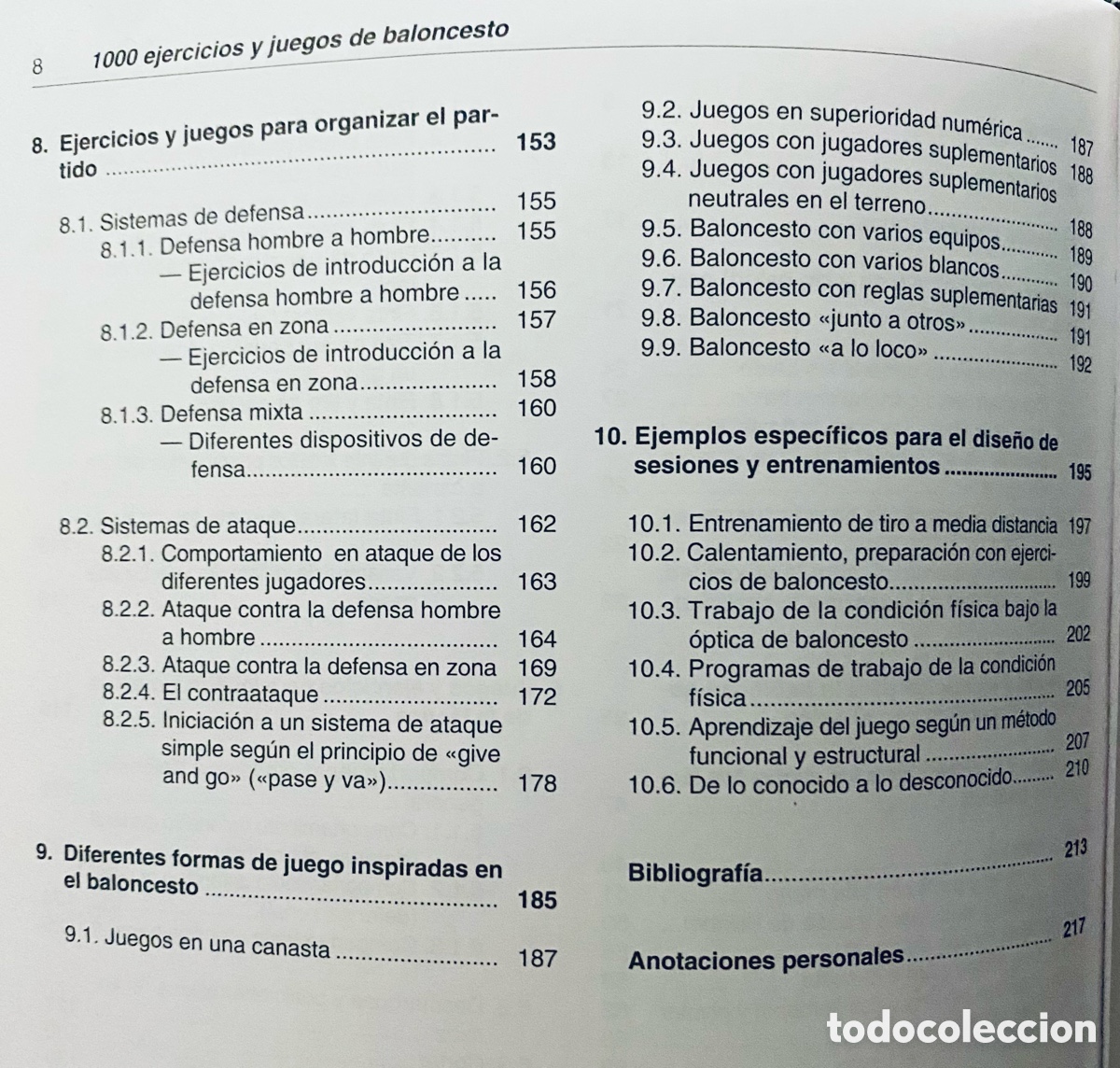 Libros de segunda mano: 1000 Ejercicios y juegos de baloncesto. - Foto 3