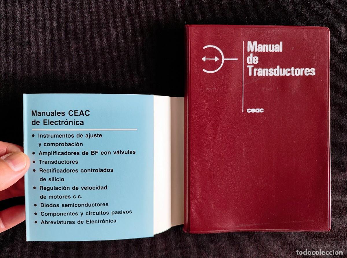 Libros de segunda mano: MANUAL DE TRANSDUCTORES, 3&ordf; ED. CEAC, 1991 - Foto 1