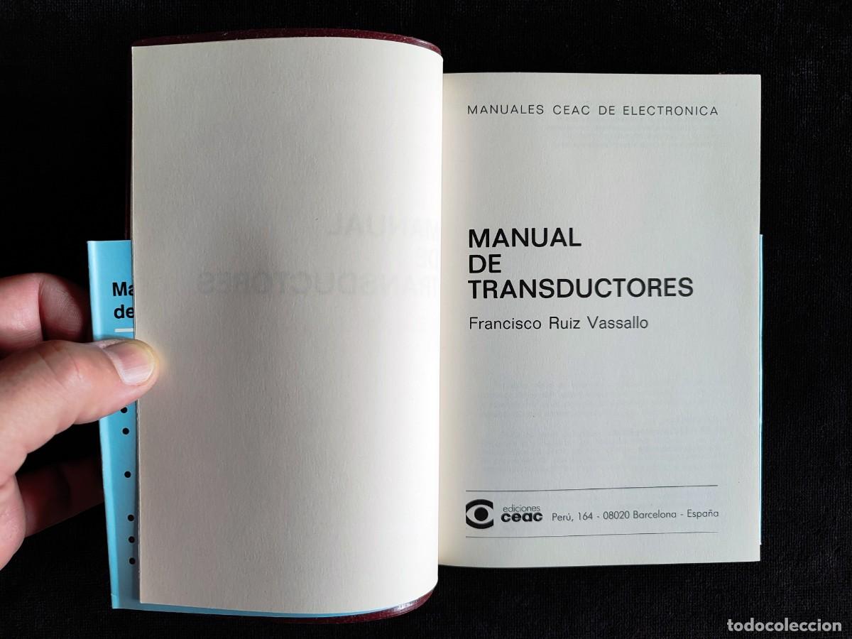 Libros de segunda mano: MANUAL DE TRANSDUCTORES, 3&ordf; ED. CEAC, 1991 - Foto 2