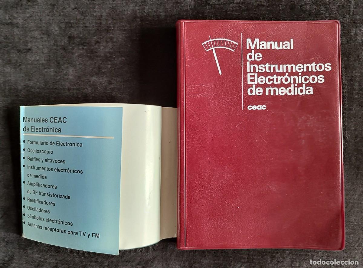 Libros de segunda mano: MANUAL DE INSTRUMENTOS ELECTR&Oacute;NICOS DE MEDIDA, 6&ordf; ED. CEAC, 1993 - Foto 1