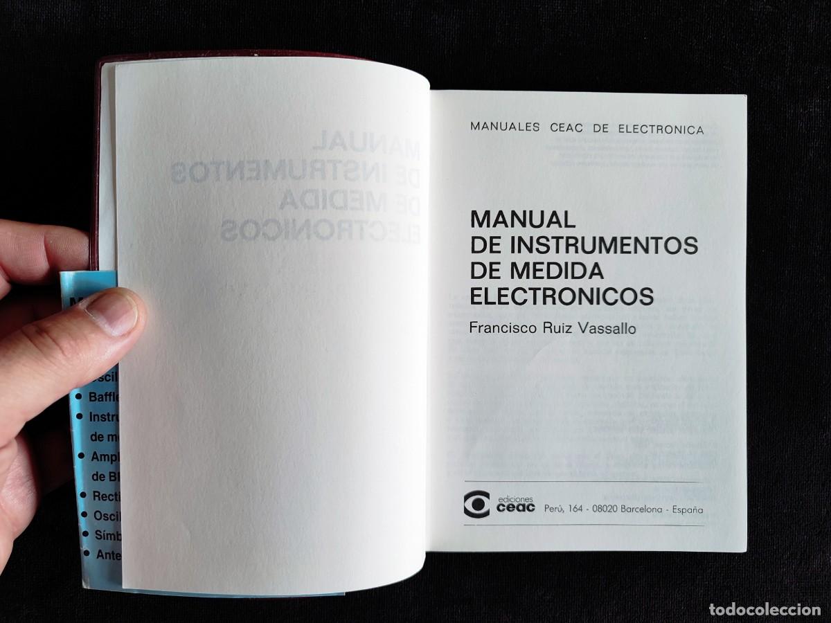 Libros de segunda mano: MANUAL DE INSTRUMENTOS ELECTR&Oacute;NICOS DE MEDIDA, 6&ordf; ED. CEAC, 1993 - Foto 2