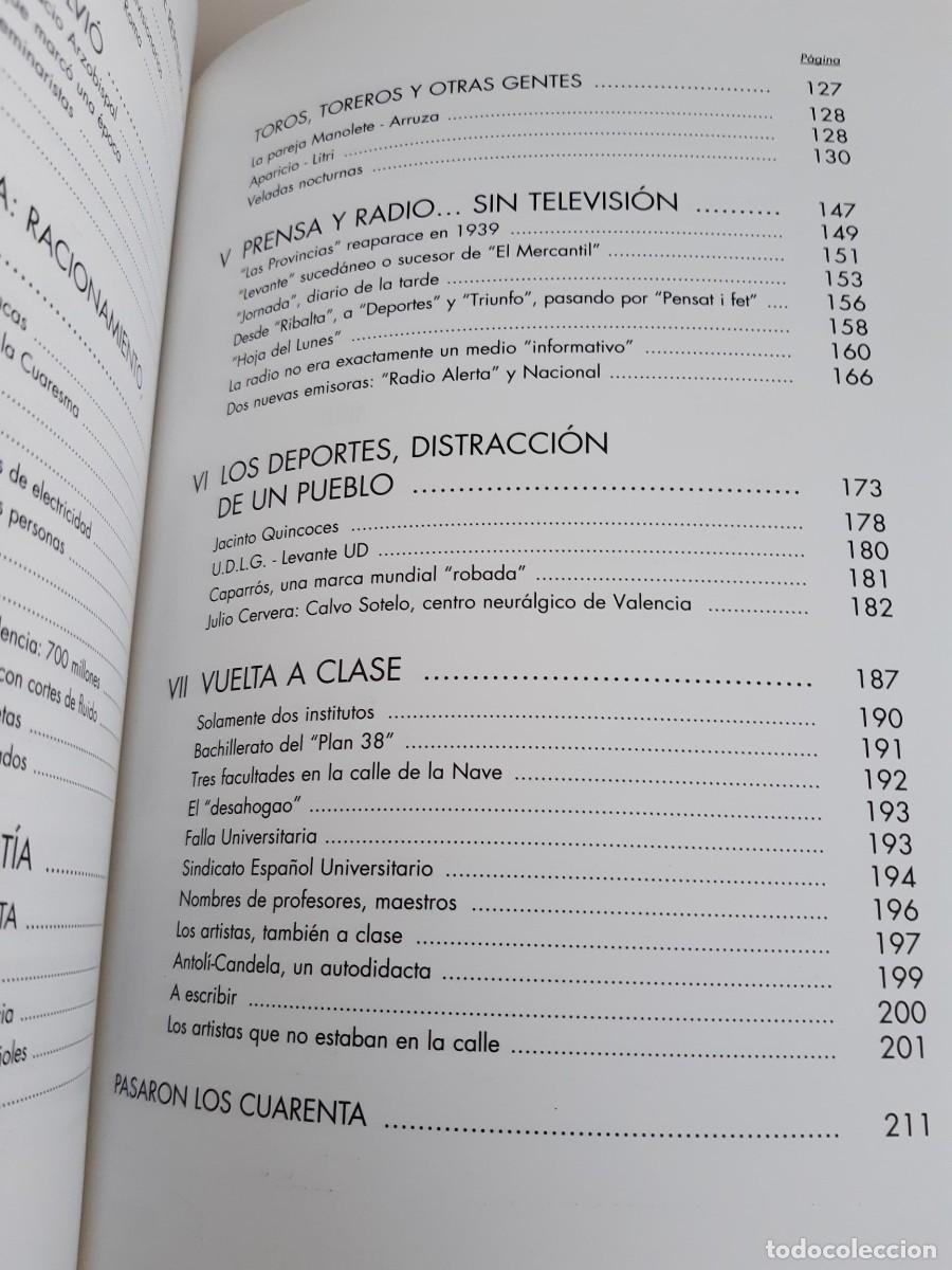 Libros de segunda mano: LA VALENCIA DE LOS A&Ntilde;OS 40 - RAFAEL BRINES LORENTE - Foto 2