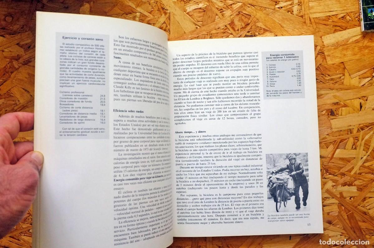 Libros de segunda mano: GU&Iacute;A PR&Aacute;CTICA DE LA BICICLETA. John Wilcockson. Editorial Blume - Foto 11