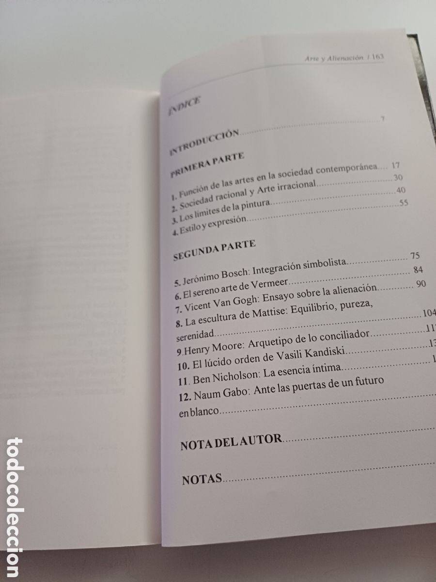 Libros de segunda mano: Arte y alienaci&oacute;n Herbert Read 2000 ensayo - Foto 2