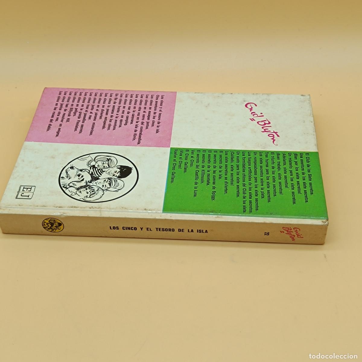 Libros de segunda mano: LIBRO LOS CINCO Y EL TESORO DE LA ISLA. 8&ordm; 1975. JUVENTUD. - Foto 2