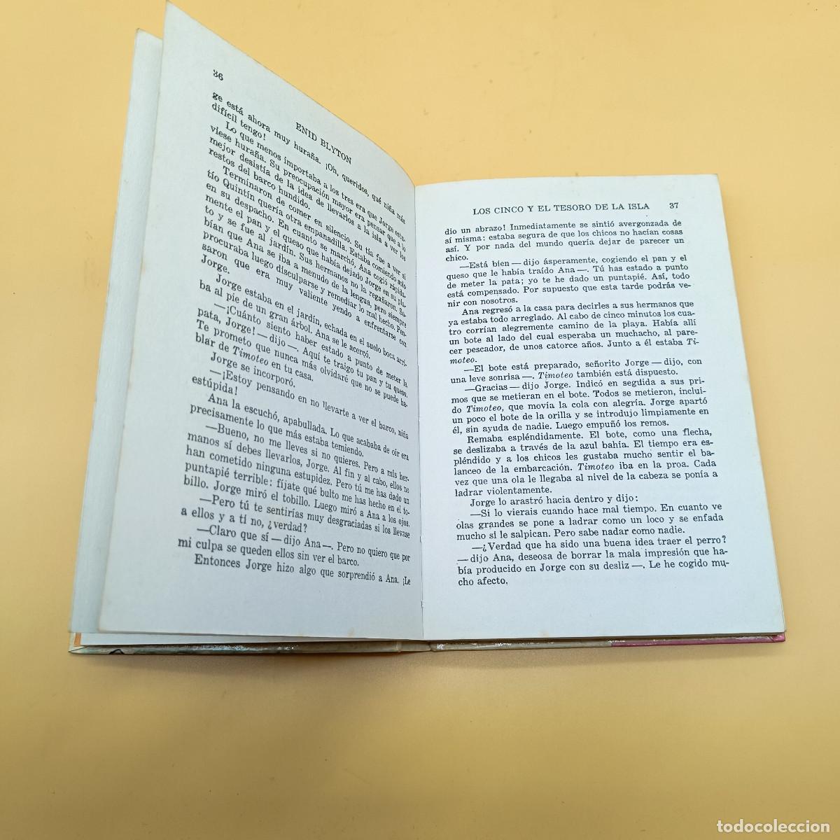 Libros de segunda mano: LIBRO LOS CINCO Y EL TESORO DE LA ISLA. 8&ordm; 1975. JUVENTUD. - Foto 4