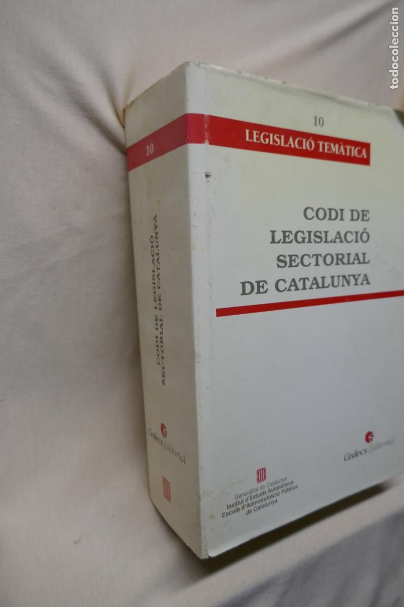 Libros de segunda mano: LEGISLACI&Oacute; T&Eacute;MATICA, 10 - CODI DE LEGISLACI&Oacute; SECTORIAL DE CATALUNYA (EN CATALAN) - Foto 3