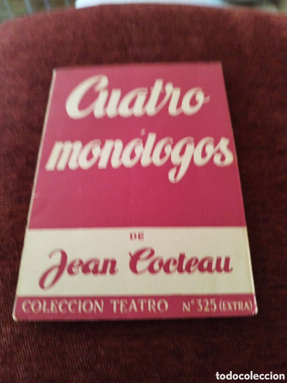 Libros de segunda mano: Cuatro Mon&oacute;logos de Jean Cocteau - Foto 1