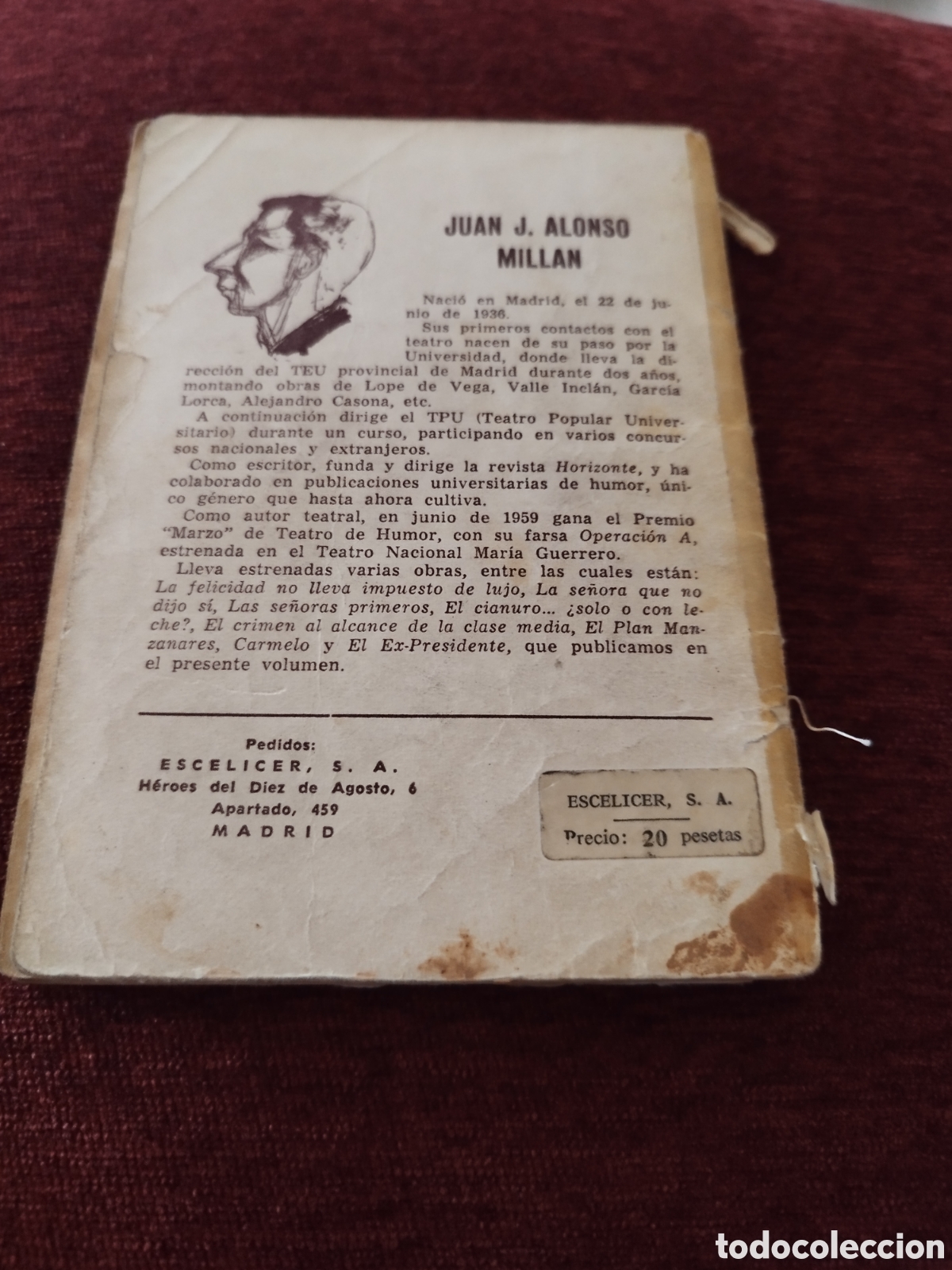 Libros de segunda mano: El Expresidente de Juan Jos&eacute; Alonso Mill&aacute;n - Foto 2