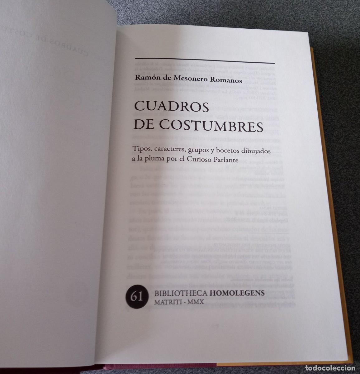 Libros de segunda mano: Cuadros De Costumbres Ram&oacute;n Mesonero Romanos - Foto 3