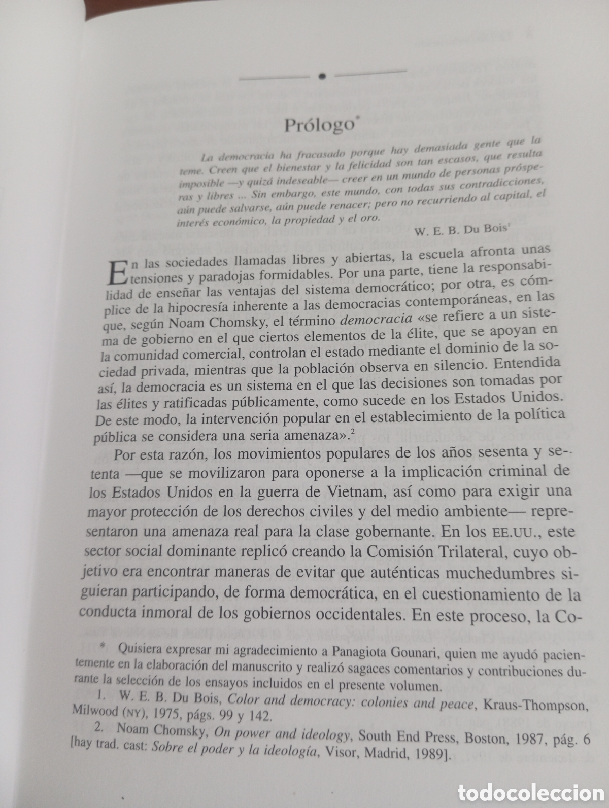 Libros de segunda mano: La (Des) educaci&oacute;n. Noam Chomsky - Foto 6