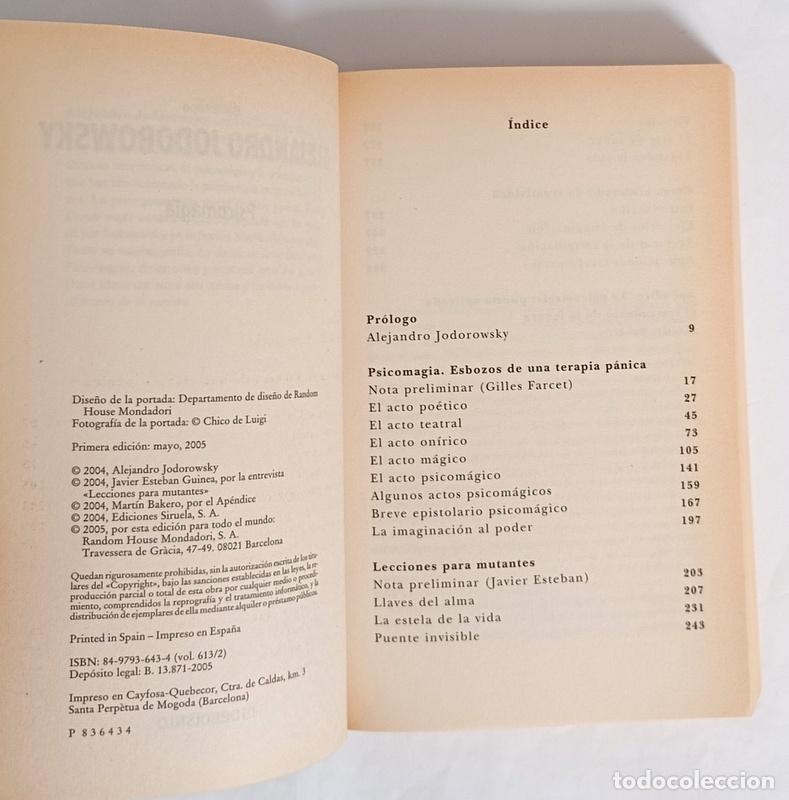 Libros de segunda mano: PSICOMAGIA - ALEJANDRO JODOROWSKY - Foto 3