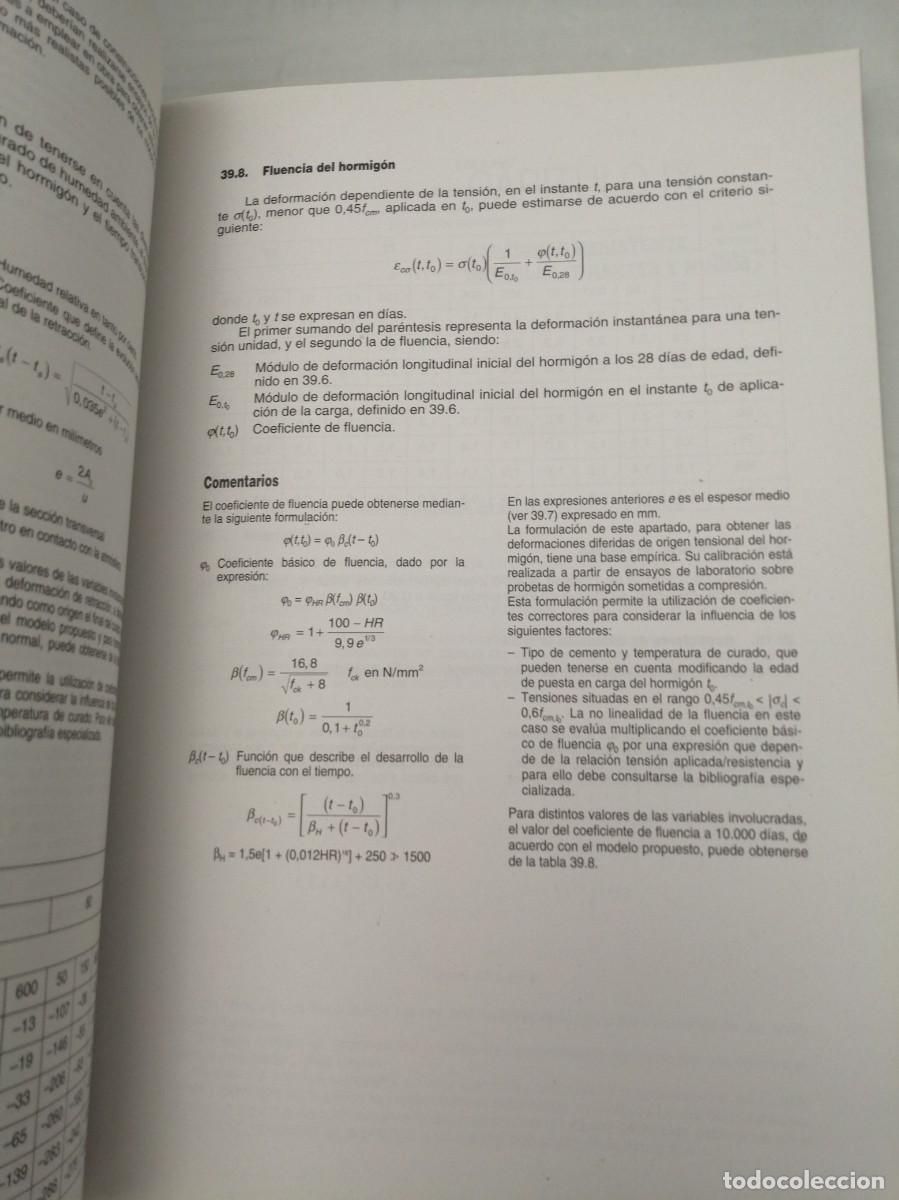 Libros de segunda mano: EHE Instrucci&oacute;n de Hormig&oacute;n Estructural (Serie Normativas, Instrucci&oacute;n) - Foto 4