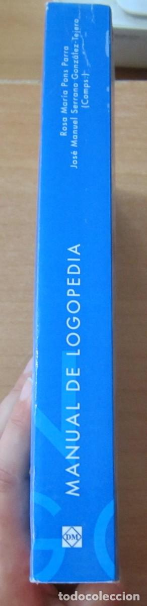 Libros de segunda mano: Manual de logopedia, Rosa Mar&iacute;a Pons Parra - Foto 2