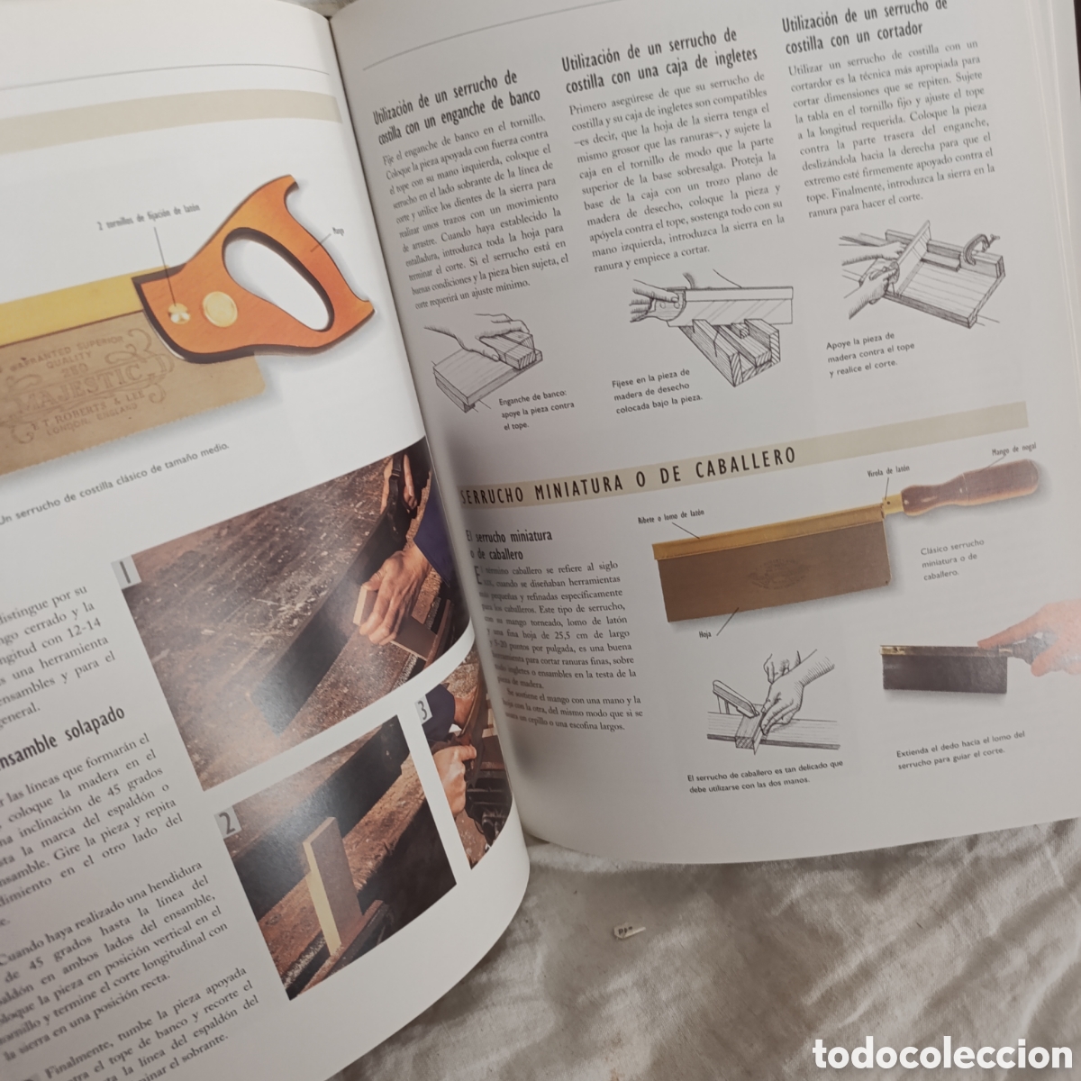 Libros de segunda mano: T&eacute;cnicas de carpinter&iacute;a tradicional. Allan y Gill Bridgewater. Acento Editorial - Foto 4