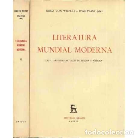 Second hand books: Literatura mundial moderna. 2 tomos - Gero von Wilpert