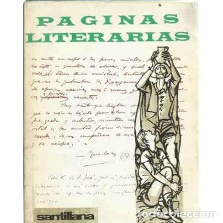 Libri di seconda mano: P&aacute;ginas literarias - Francisco Ribes (selecc.)
