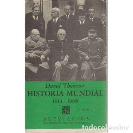Libros de segunda mano: Historia mundial 1914-1968 - David Thomson - Foto 1