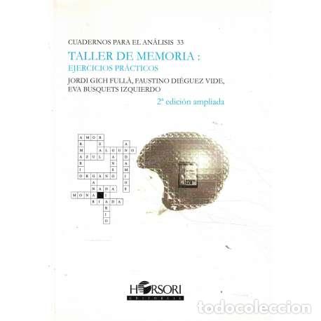 Livros em segunda m&atilde;o: Taller de memoria: ejercicios pr&aacute;cticos - VV.AA