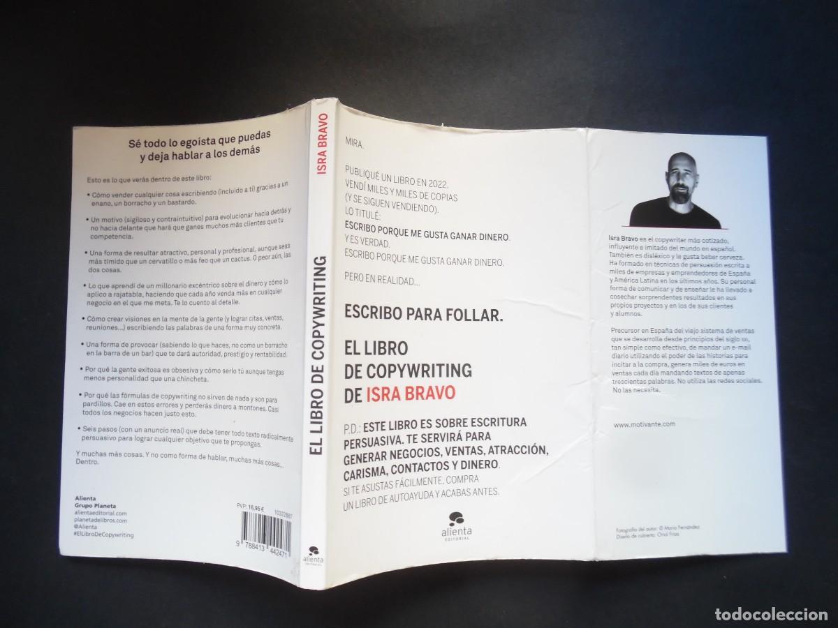 Libros de segunda mano: Escribo para follar, de Isra Bravo. El libro del copywriting - Foto 1