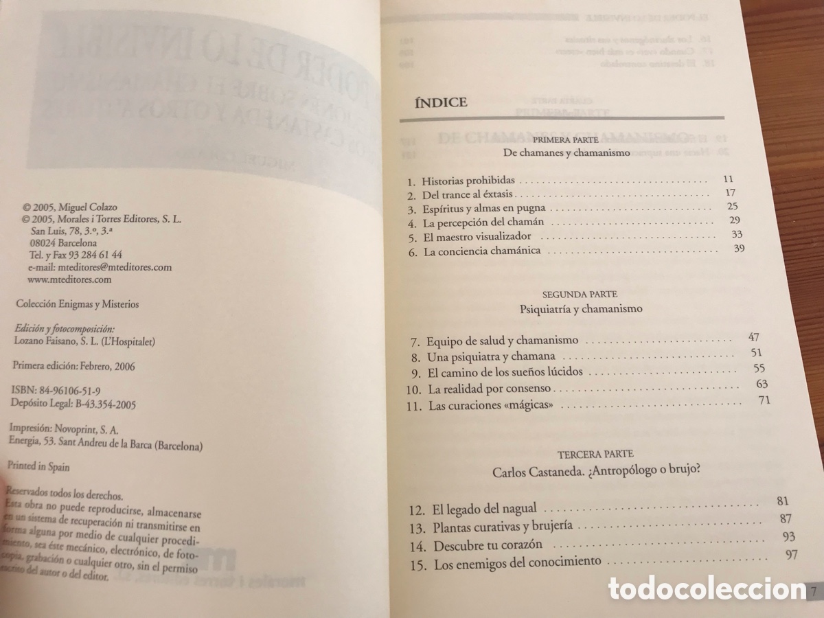 Libros de segunda mano: El poder de lo invisible. Miguel Colazo. Morales i Torres - Foto 5