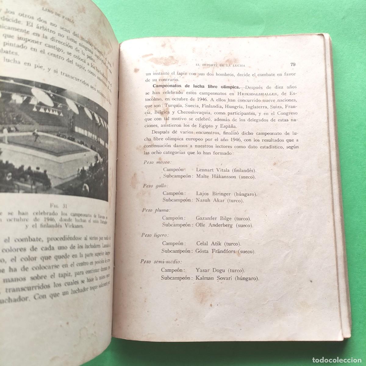 Libros de segunda mano: EL DEPORTE DE LA LUCHA ** LINO DE PABLO ** M - Foto 7