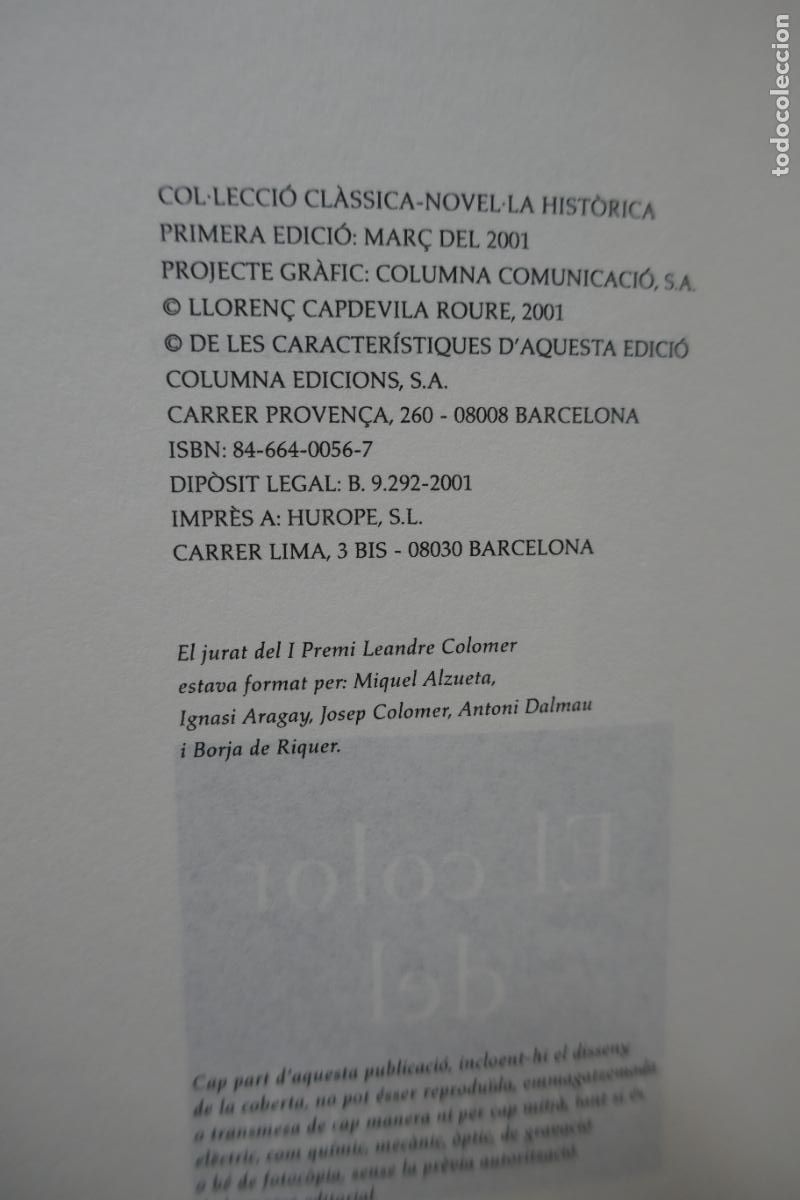 Libros de segunda mano: LLOREN&Ccedil; CAPDEVILA - EL COLOR DEL CREPUSCLE - Foto 6
