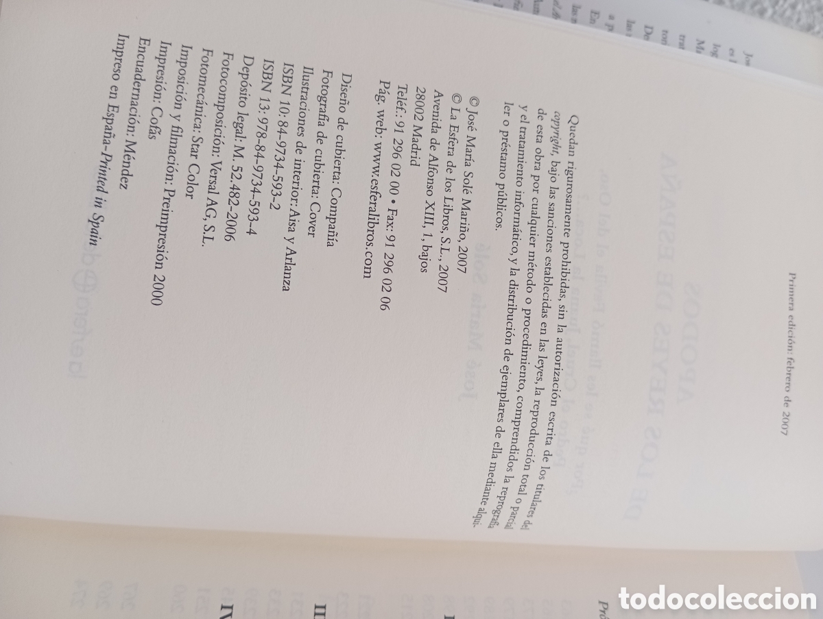 Libros de segunda mano: Apodos de los Reyes de Espa&ntilde;a Jos&eacute; Mar&iacute;a Sol&eacute; - Foto 4