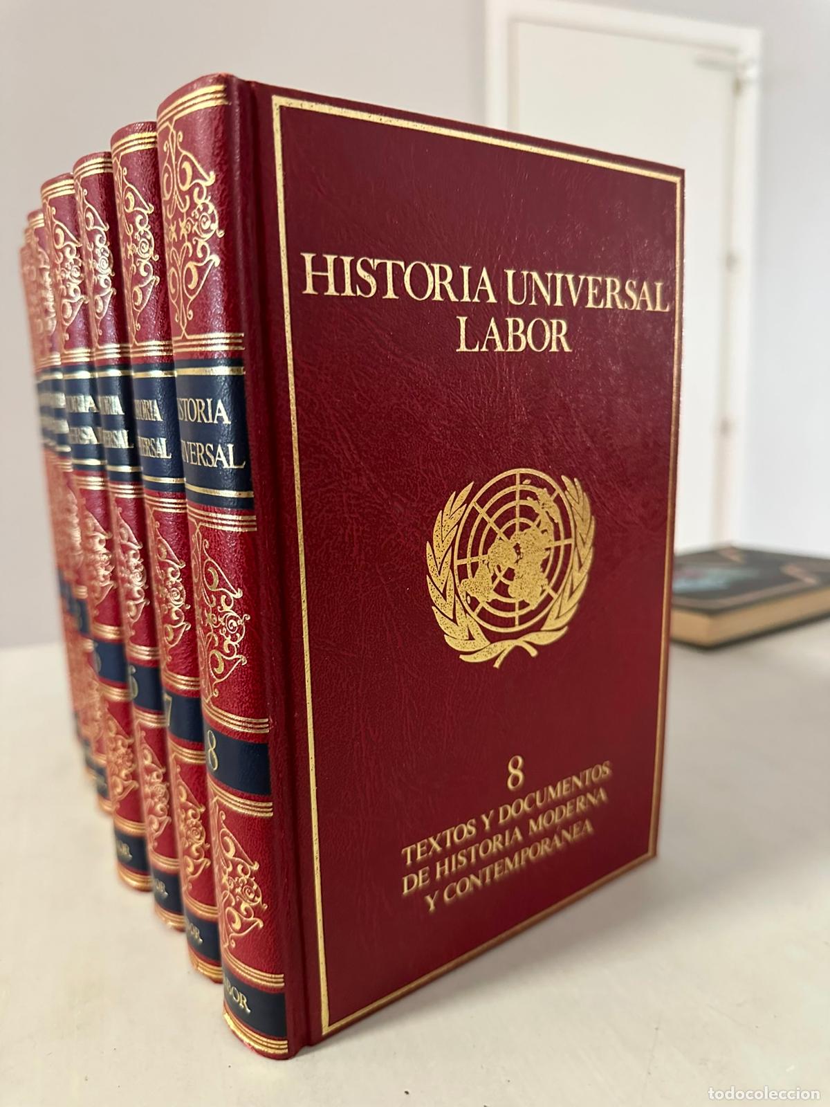 Libros de segunda mano: HISTORIA UNIVERSAL LABOR. 8 TOMOS. COMPLETA. - Foto 2