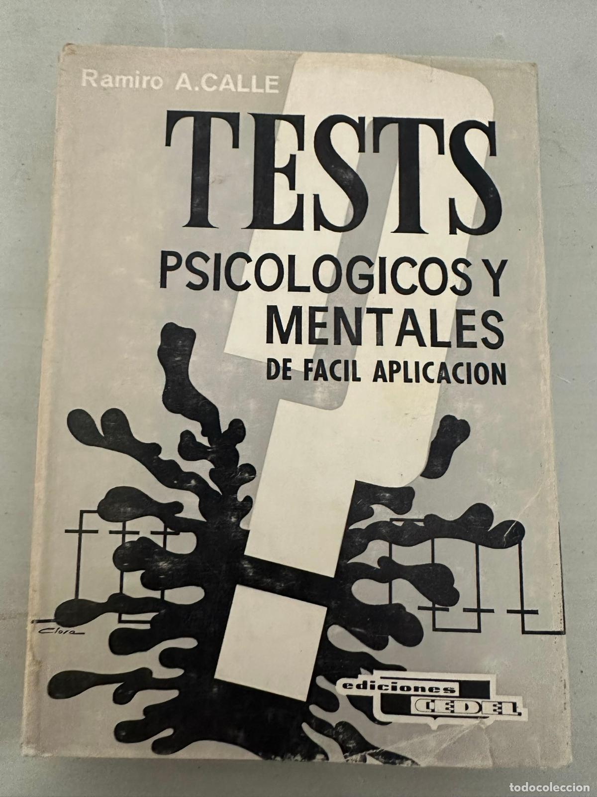 Libros de segunda mano: TEST PSICOLOGICOS Y MENTALES DE FACIL APLICACION RAMIRO A. CALLE - Foto 1