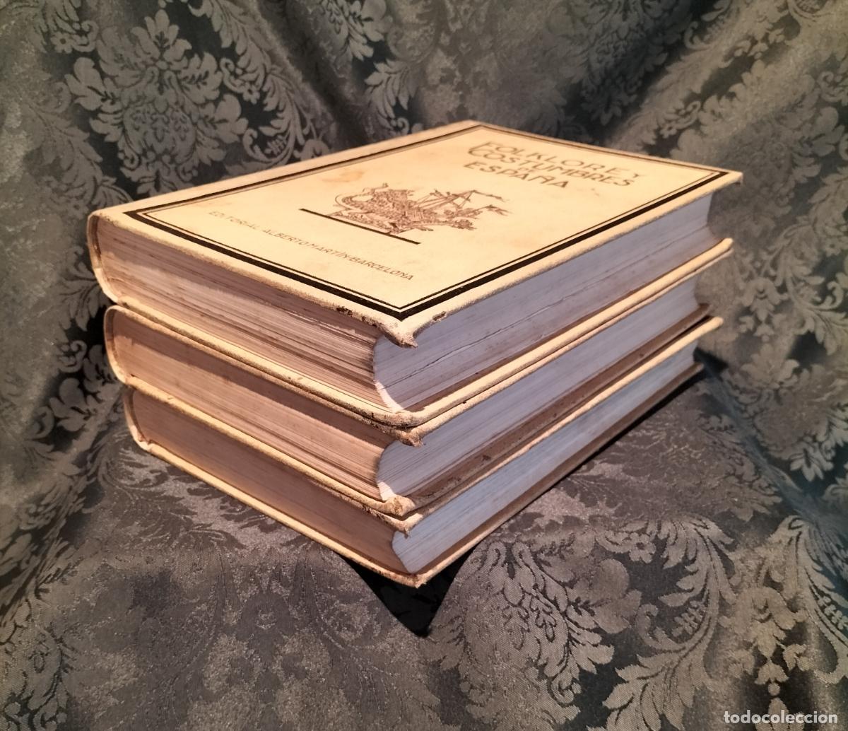 Libros de segunda mano: FOLKLORE Y COSTUMBRES DE ESPA&Ntilde;A ( 3 TOMOS ) 1946. - Foto 5