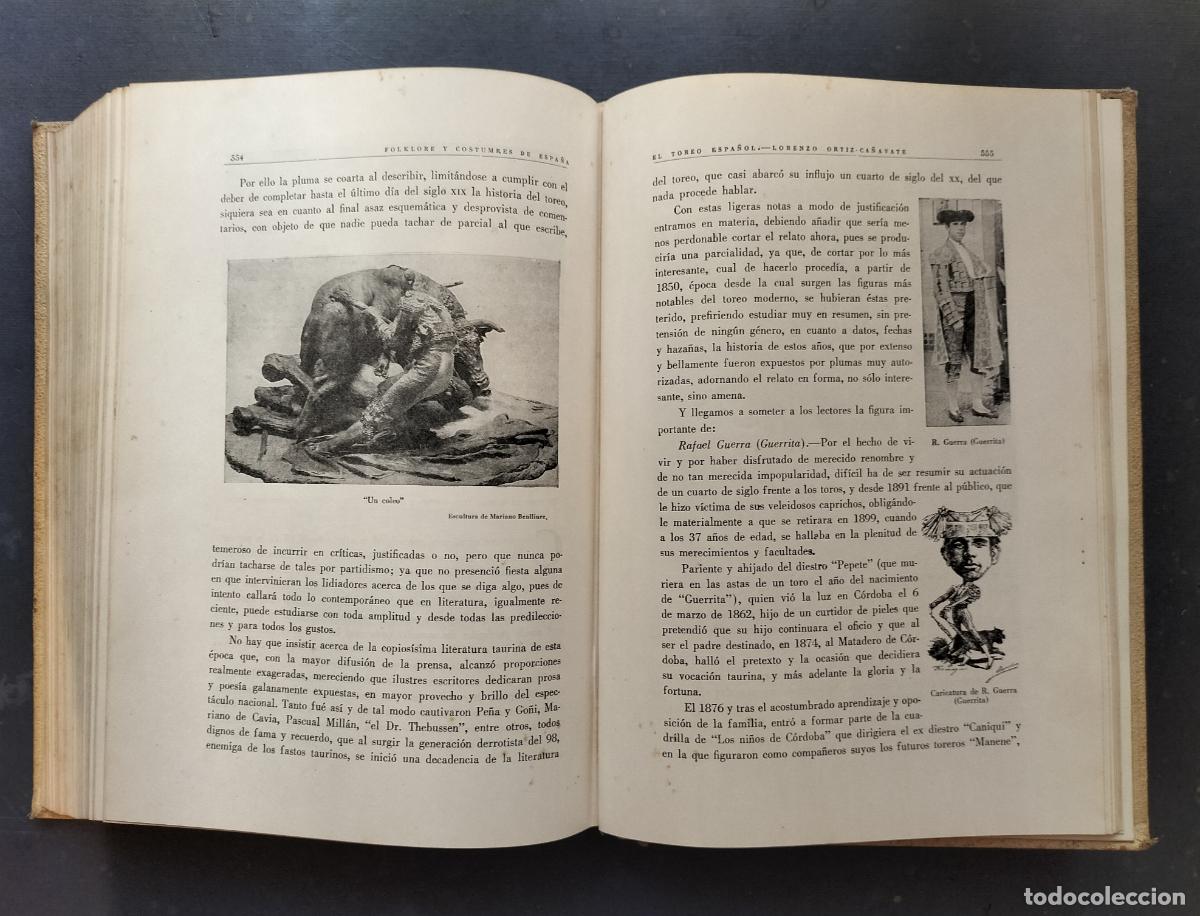 Libros de segunda mano: FOLKLORE Y COSTUMBRES DE ESPA&Ntilde;A ( 3 TOMOS ) 1946. - Foto 13