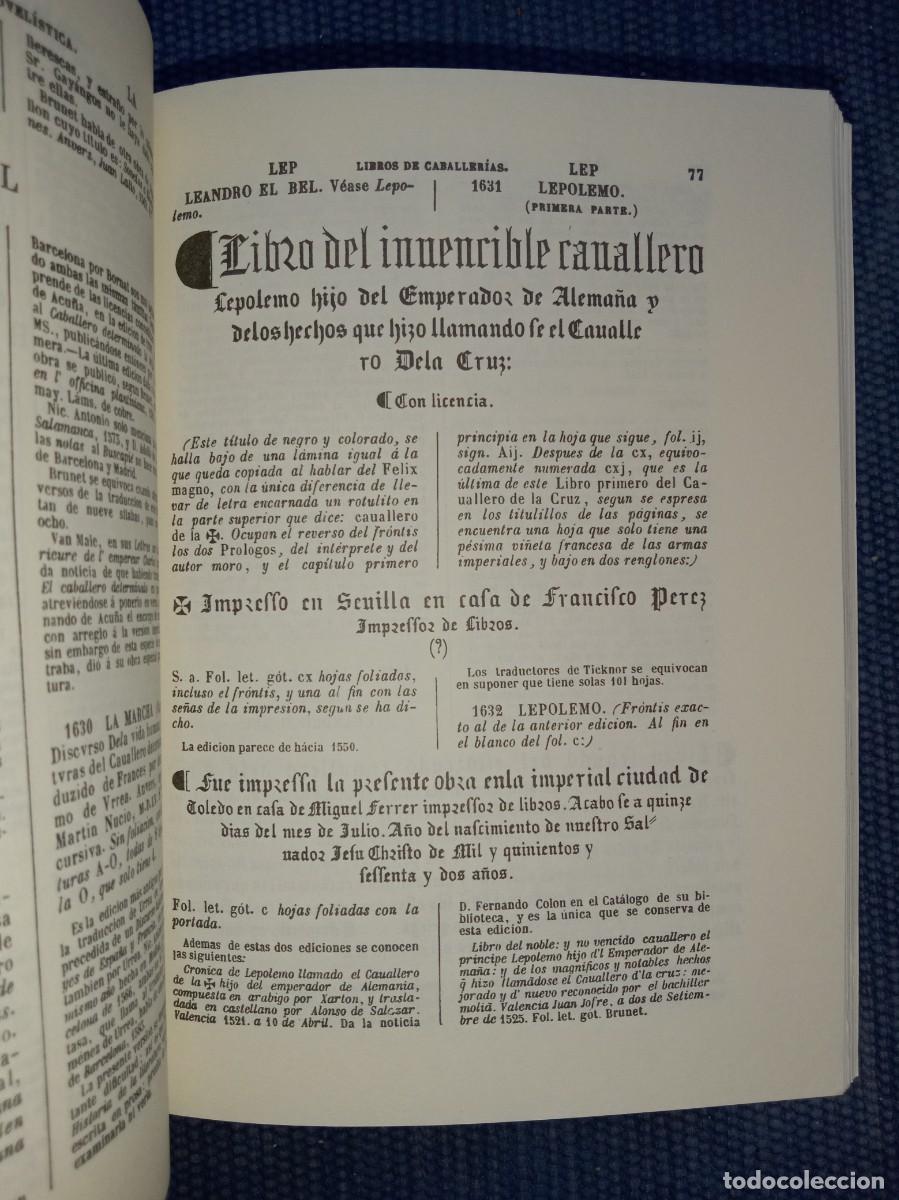Libros de segunda mano: Cat&aacute;logo de la biblioteca de Salv&aacute; - Bibliofilia . - Foto 3
