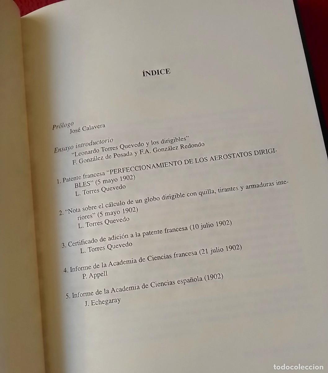 Libros de segunda mano: LIBRO LEONARDO TORRES QUEVEDO Y LOS GLOBOS DIRIGIBLES, 2002 INTEMAC..AIRSHIP..BALLON DIRIGEABLE... - Foto 5