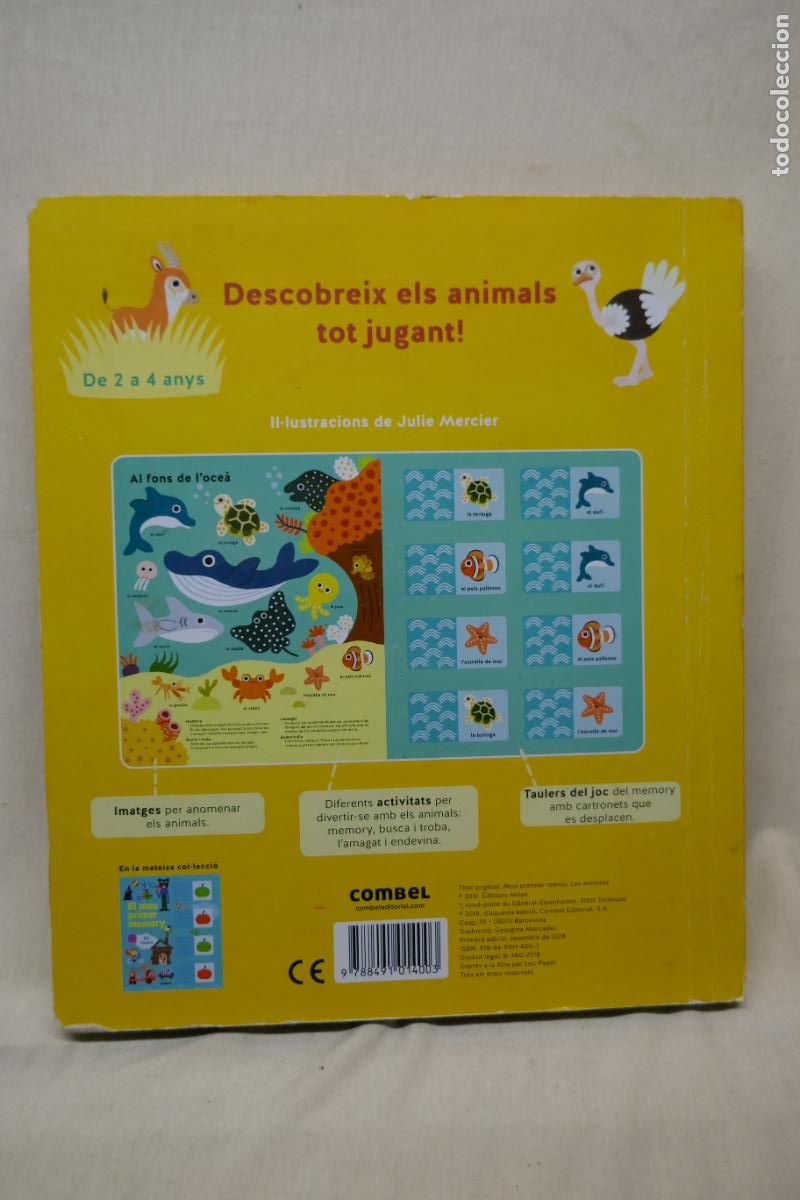 Libros de segunda mano: EL MEU PRIMER MEMORY. ELS ANIMALS - Mercier, Julie - Foto 13