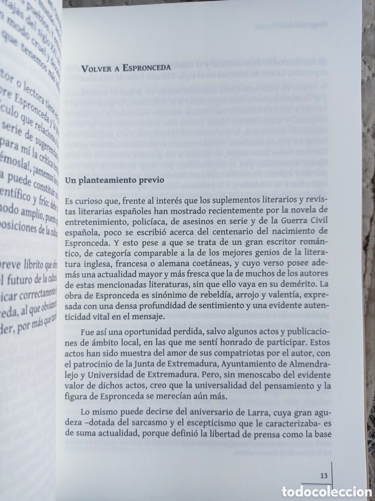 Libros de segunda mano: EL OTRO ESPRONCEDA. DIEGO MART&Iacute;NEZ TORR&Oacute;N - Foto 5