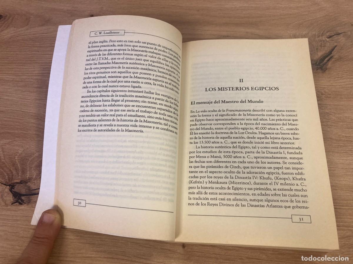 Libros de segunda mano: Antiguos ritos m&iacute;sticos C.W. Leadbeater - Foto 5