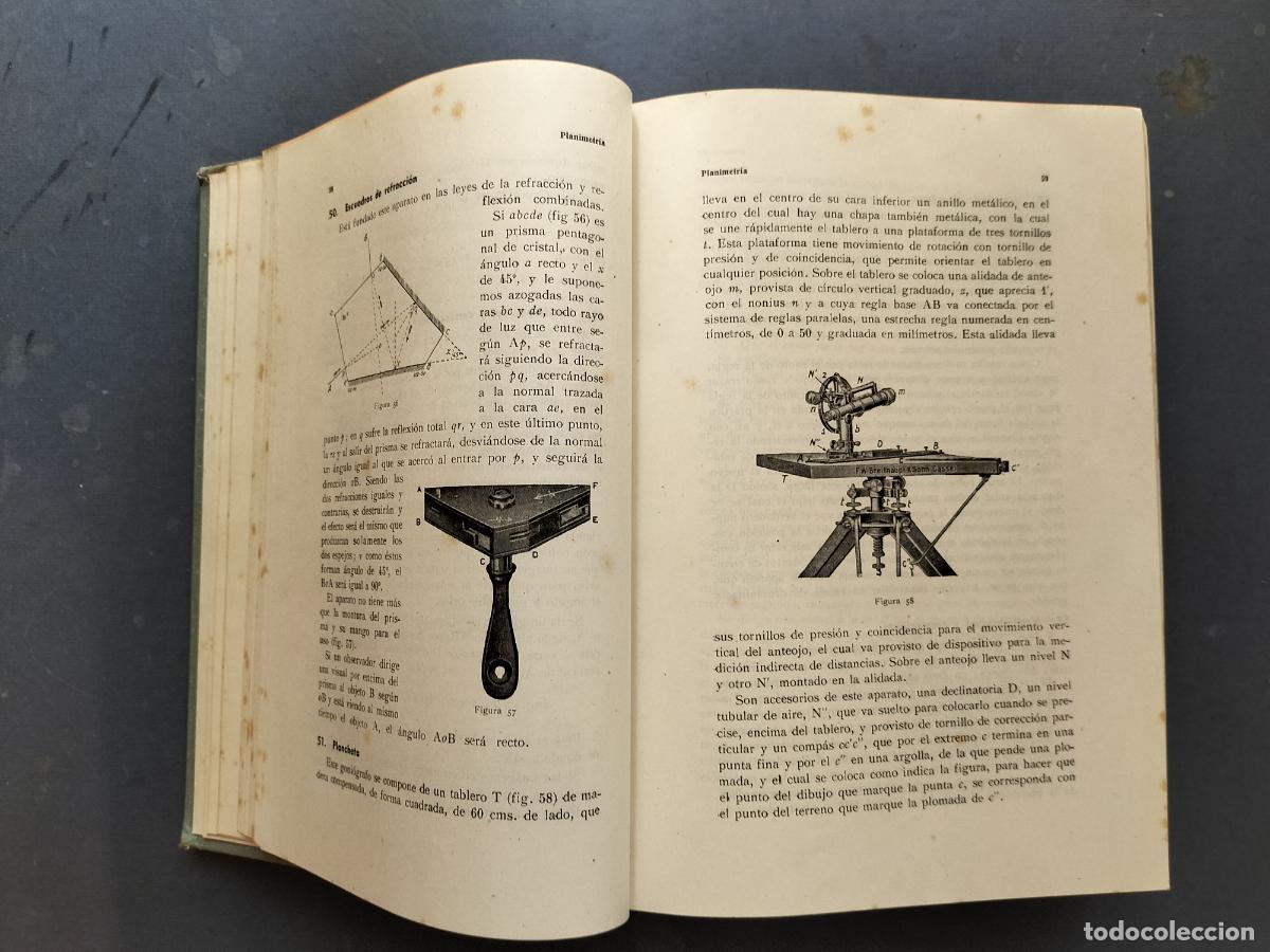 Libros de segunda mano: TRATADO DE TOPOGRAF&Iacute;A - IGNACIO FOSSI 1944. - Foto 7