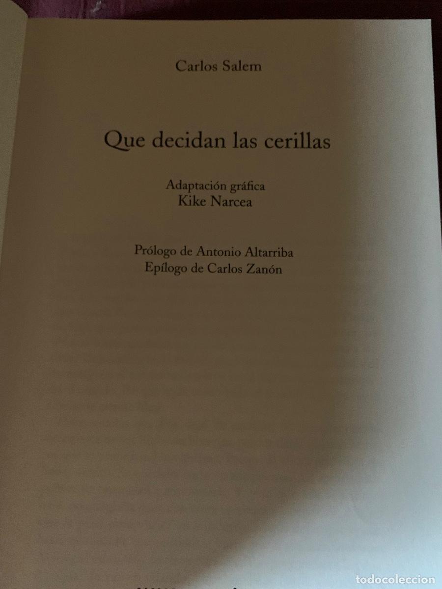 Libros de segunda mano: Que decidan las cerillas de Carlos Salem (Bols 45) - Foto 2