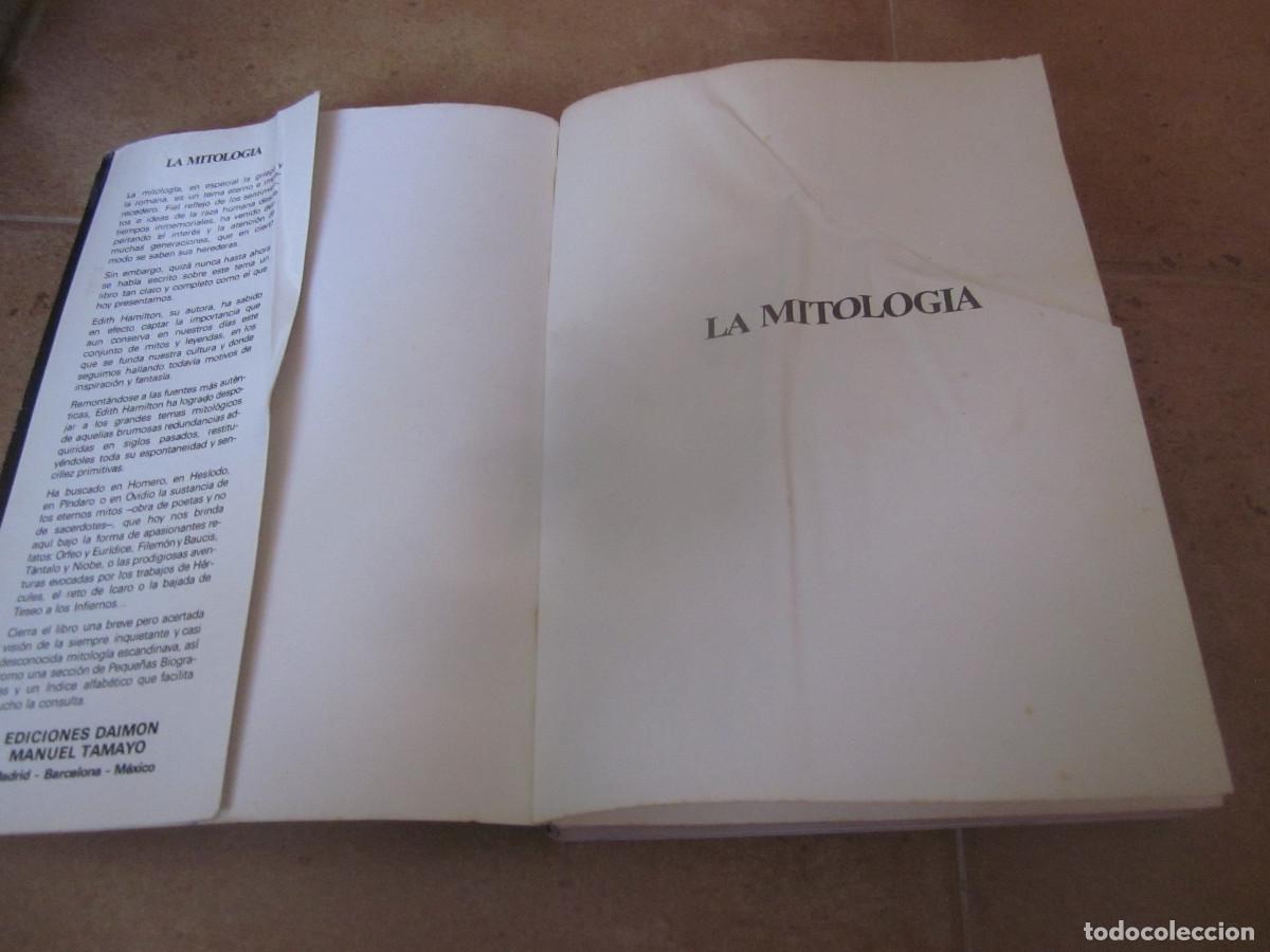 Libros de segunda mano: E. HAMILTON - LA MITOLOGIA - DAIMON 1984 - Foto 2