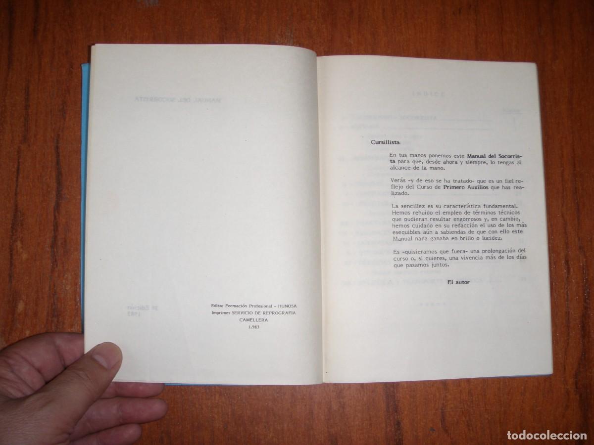 Libros de segunda mano: MANUAL DEL SOCORRISTA DE HUNOSA - Foto 4