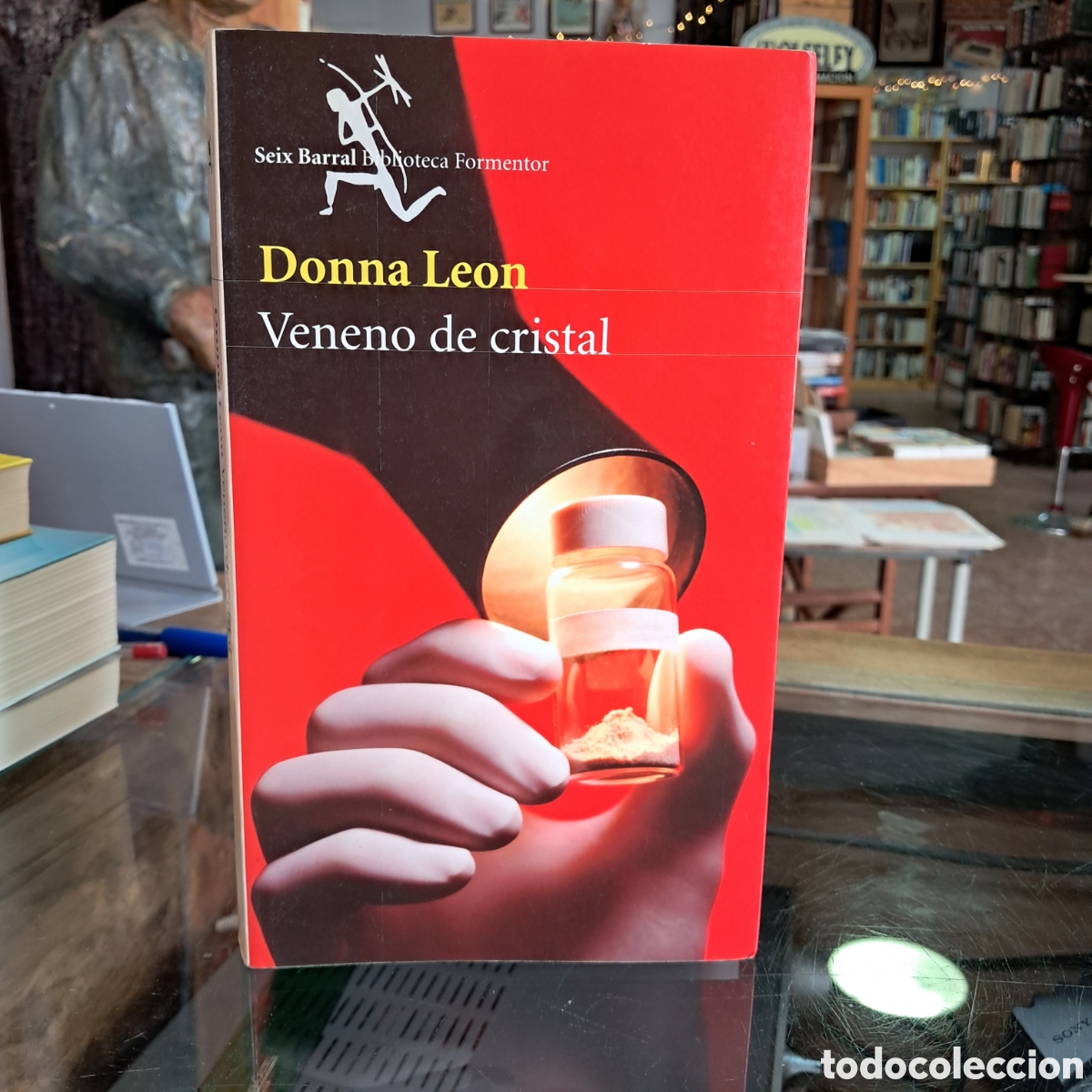 Libros de segunda mano: Donna Leon, Veneno de cristal, Donna Leon, Seix Barral - Foto 1
