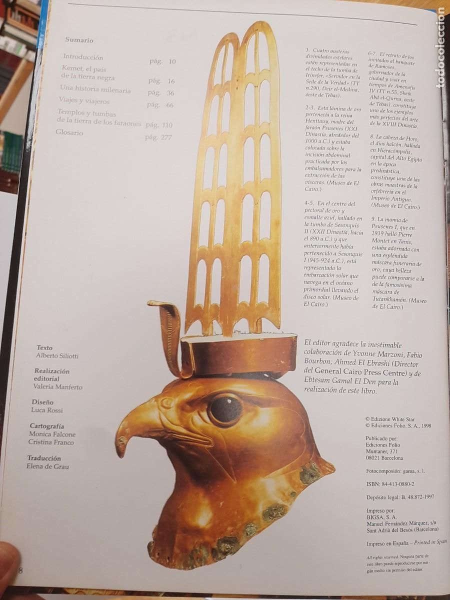 Libros de segunda mano: EGIPTO - ARQUEOLOG&Iacute;A E HISTORIA DEL ANTIGUO EGIPTO - Folio, 1998 - Foto 7
