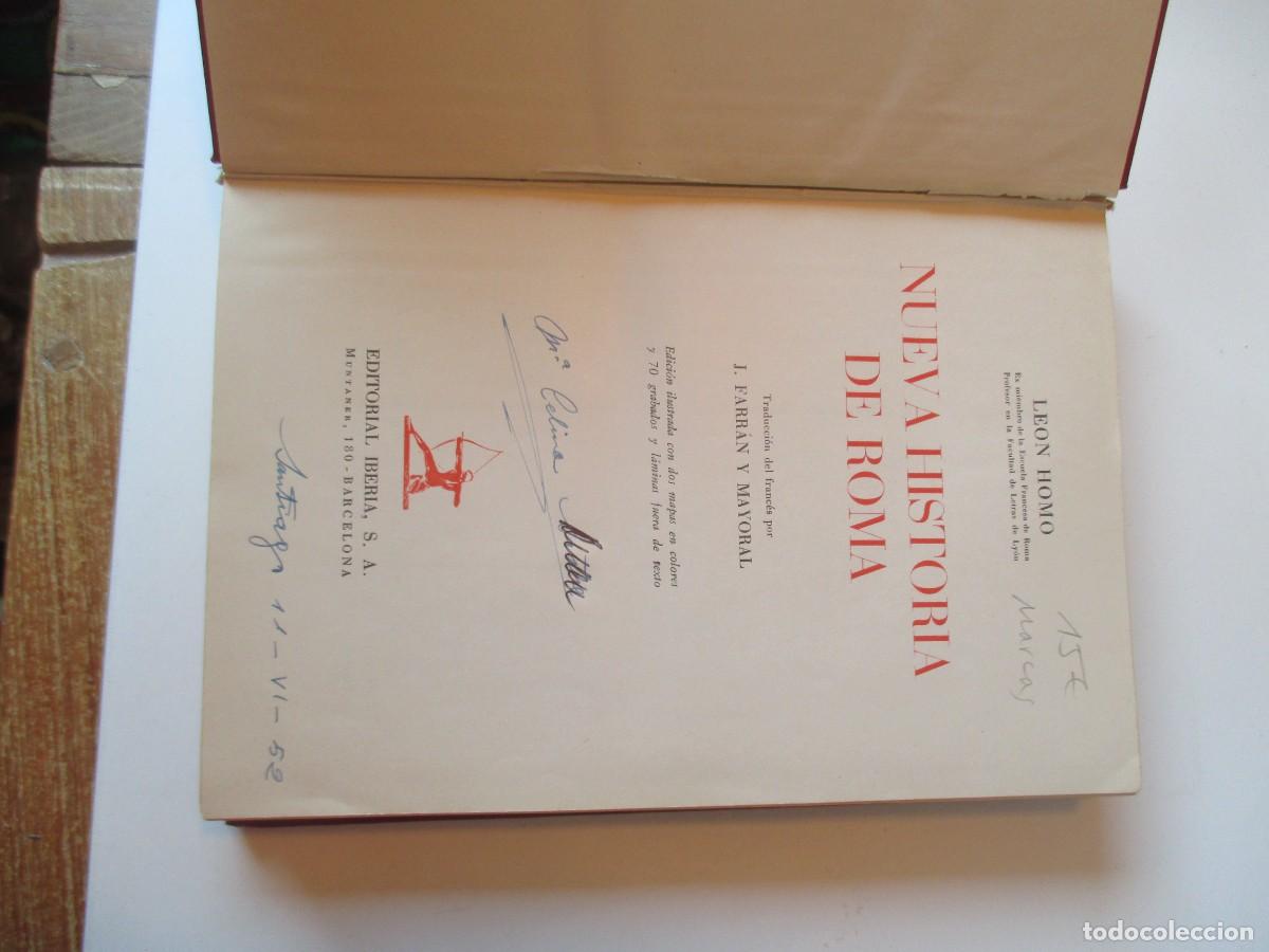 Libros de segunda mano: LE&Oacute;N HOMO Nueva historia de Roma W35560 - Foto 2