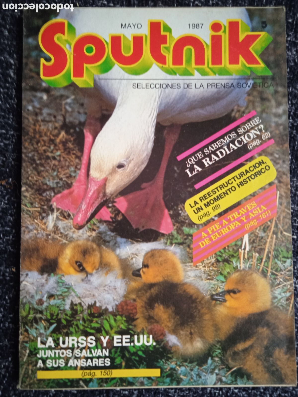Libros de segunda mano: SPUTNIK - MAYO 1987 - PRENSA SOVIETICA - Foto 1
