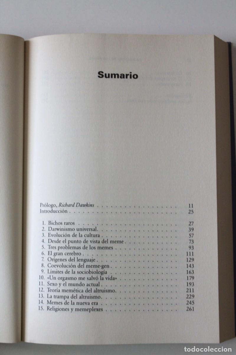 Libros de segunda mano: Susan Blackmore - La m&aacute;quina de los memes - Paid&oacute;s - Foto 4