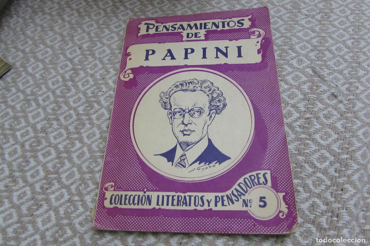 Libros de segunda mano: PENSAMIENTOS DE PAPINI 5 - Foto 1
