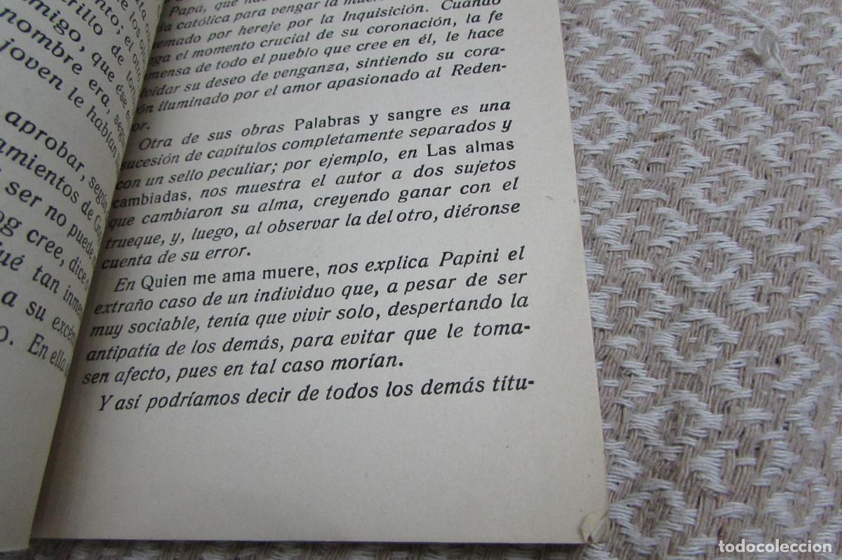 Libros de segunda mano: PENSAMIENTOS DE PAPINI 5 - Foto 4